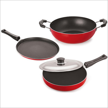 Aluminum Alloy 3 Pcs Nonstick Cookware Set