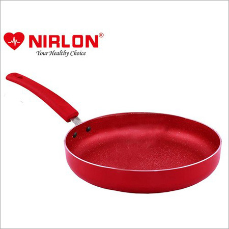 Nirlon Non-Stick Fry Pan Red-Velvet Induction Base - Thickness: 3 Millimeter (Mm)