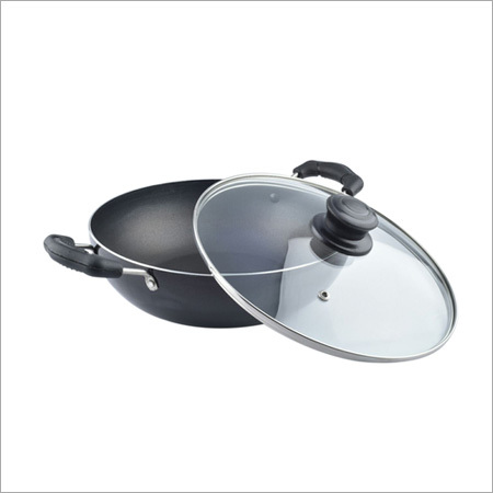 Aluminum Alloy Nirlon Induction Bottom Deep Kadai