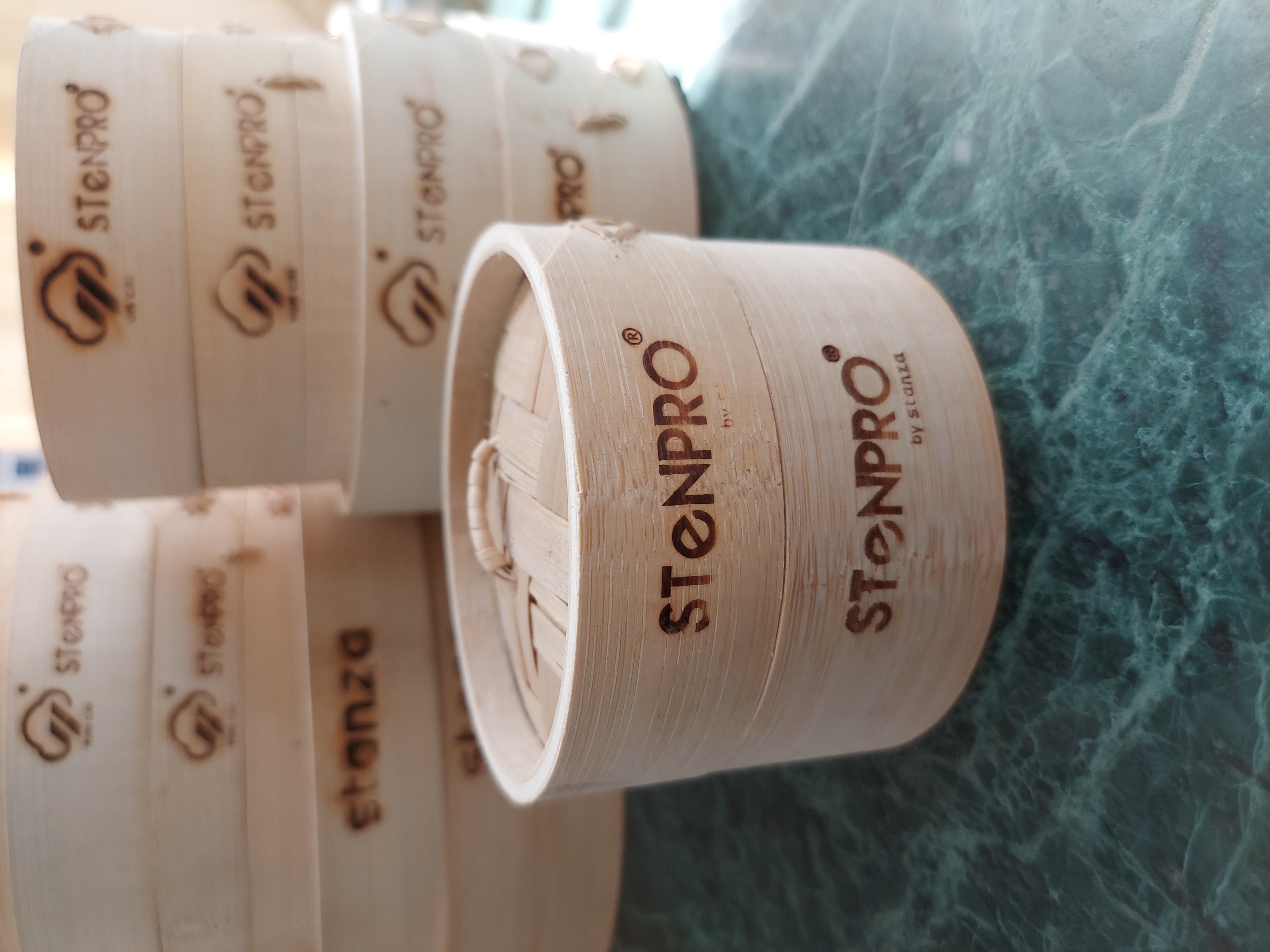 4 Dim Sum Basket Bamboo Steamer Size: 4" Dia.