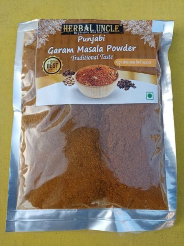 Garam Masala Powder - Dark Brown, 50 Grams | Original Punjabi Taste, Blended Powder, Shelf Life: 12 Months, Store In Dry Cool Place