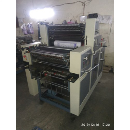 3 Hp Non Woven Double Color Offset Printing Machine