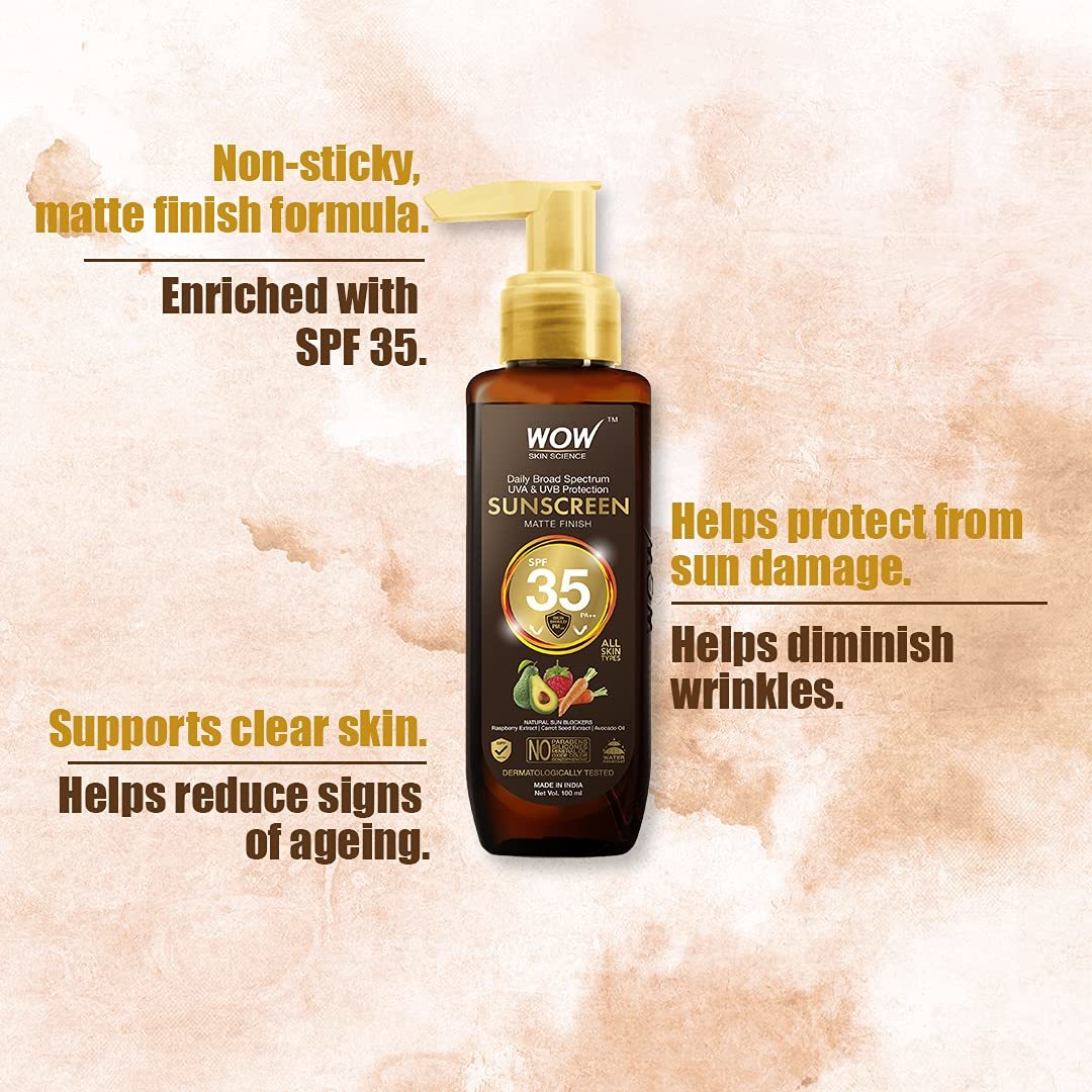 Sunscreen Matte Finish Spf 35 Pa++ Age Group: Adults