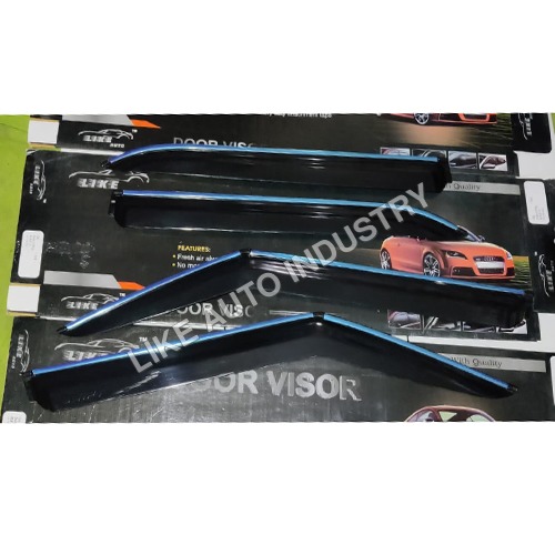 क्रोम लाइन कार प्लास्टिक डोर विजर