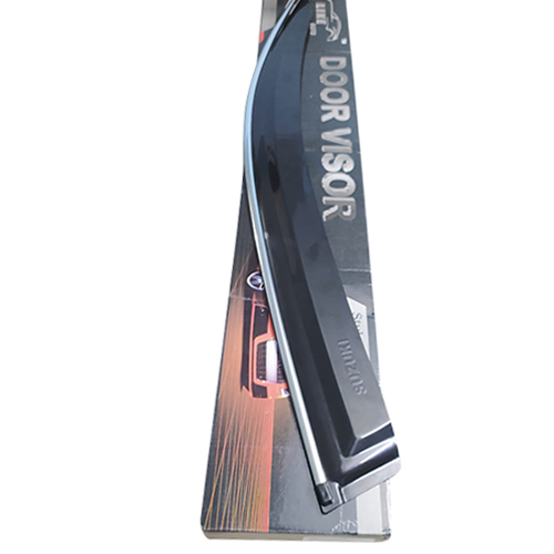Car Door Rain Visor - Plastic, Black | Easy Fit, Durable, Impact Resistant, Long Lasting, No Maintenance