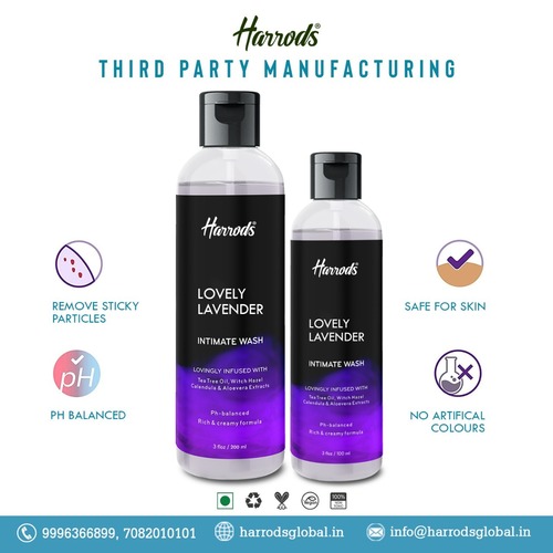 Intimate Wash Third Party Manufacturing - 100ml, 200ml, 300ml | PH Balanced Formula, Gynecologist Tested, Gentle Oudh Scent, Odor-Causing Bacteria Removal