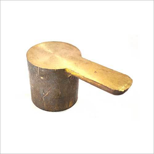 Brass Faucet Handle - 2.5x1.5 Inches | Polished Finish, Screw-on Installation, 1/2 Inch Thread Size, 0.25 Pound Weight, 1 Year Warranty