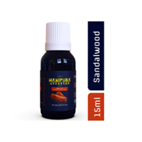 Sandalwood Essential Oil - 100% Pure, 15mL | Antiseptic Properties, Safe for All Ages, Effective for Headaches and Digestive Disorders