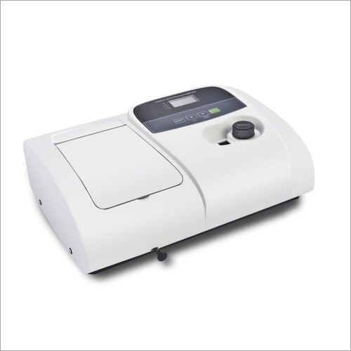 Uv Vis Double Beam Spectrophotometer - Silicon Photocell Light Detector With 190-1100 Nm Wavelength Range, Portable Digital Display - Laboratory Application, Electric Power Supply At 230 Volt, Operating Temperature 0 To 50 Degree C