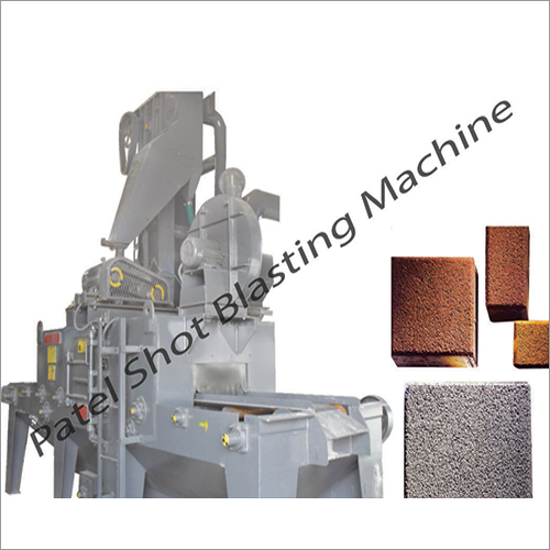 Blue Paver Block Shot Blasting Machine