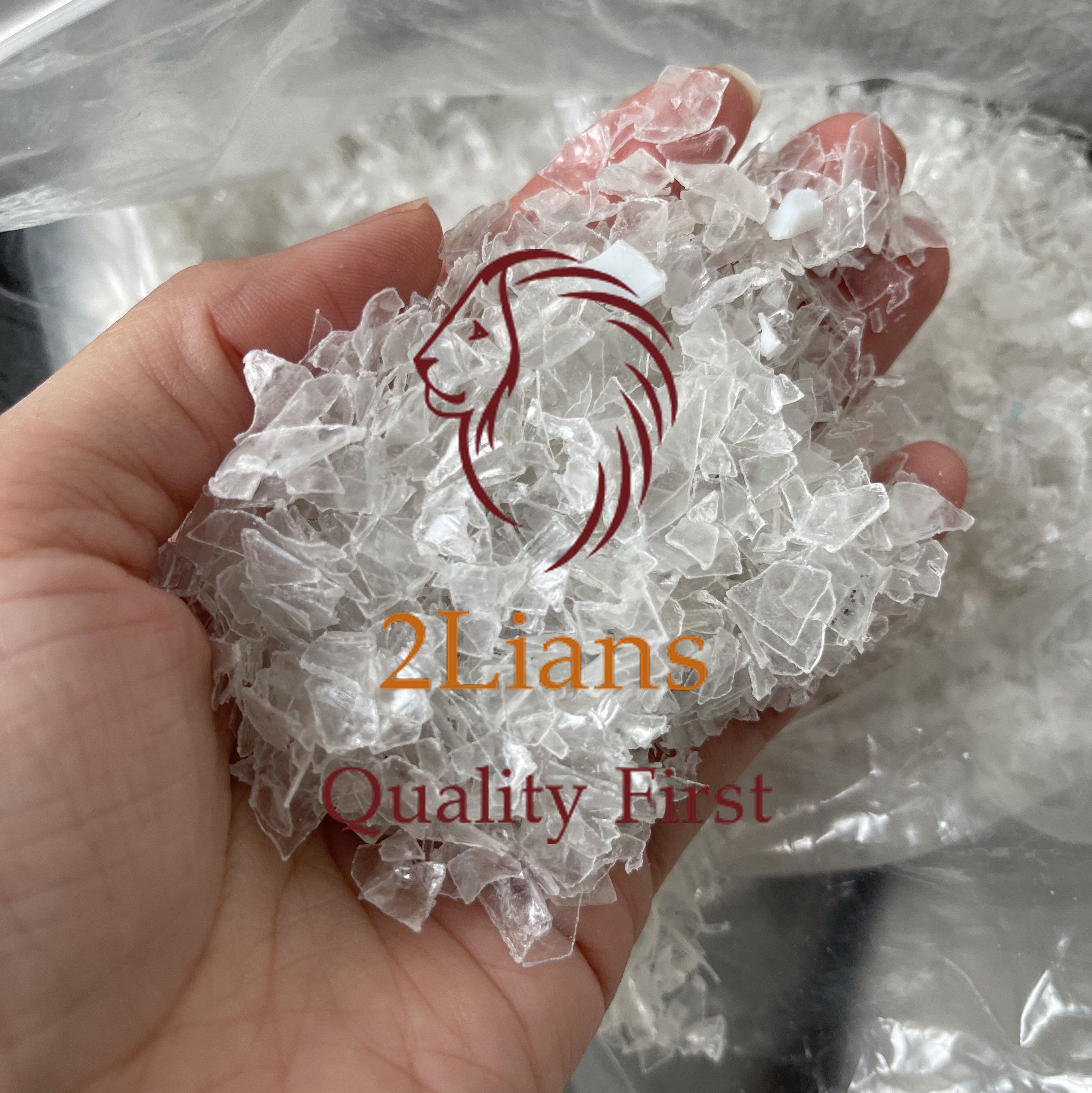 Natural Color With Small Percentage Of Colors Pet Bottle Flake A Grade Scrap For Recycling