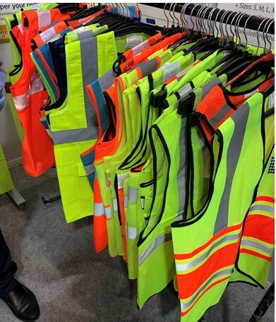 Reflective Jacket - 2 Inch Regular Quality | Available Colors: Orange, Green, Red, Blue, Black, Yellow - Size Free, No Power Supply