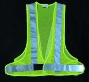 Reflective Jacket - 2 Inch Regular Quality | Available Colors: Orange, Green, Red, Blue, Black, Yellow - Size Free, No Power Supply
