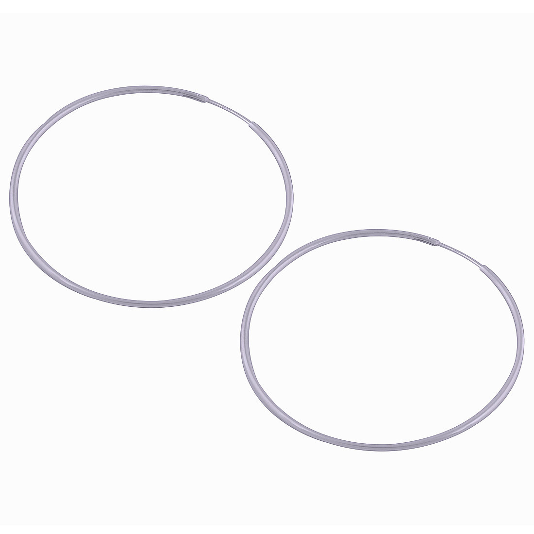 Plain 925 Sterling Solid Silver Bali Earrings Gender: Children