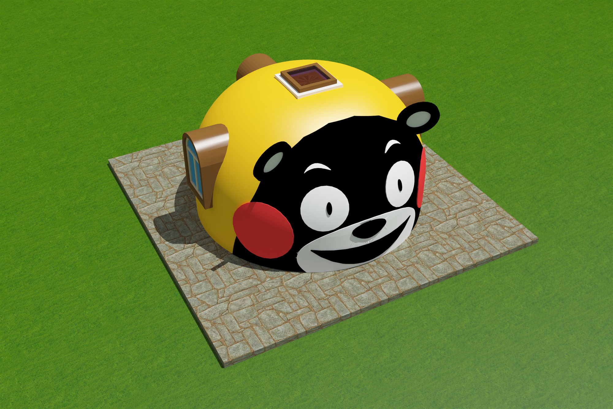 Prefabricated Park House - Graphene Eps, 3.32m Height X 5.6m Width X 11.5m Length | Durable Structure, Eco-friendly, Soundproof, Wind & Earthquake Resistant