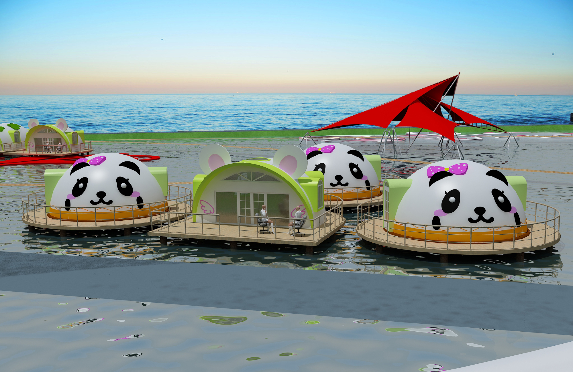 New Designed Modular Structure Houses Energy Saving House Dimension(l*w*h): 5.6*5.6*3.2 Meter (M)