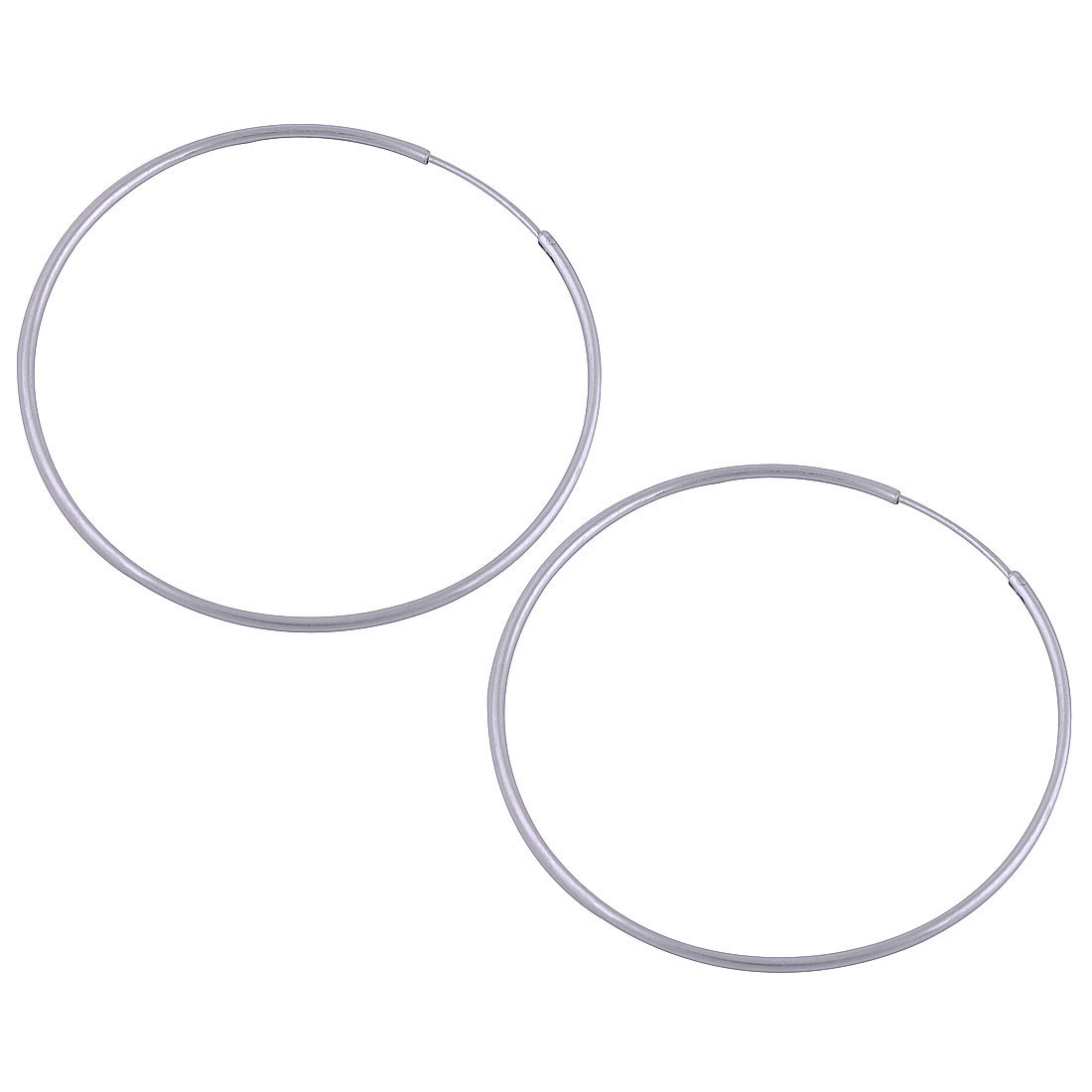 Plain 925 Sterling Solid Silver Bali Earrings Gender: Children