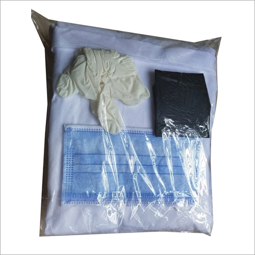PPE Kit With Complete Set - Non-woven Fabric, Blue | Unisex, Designed for Hospital Use, Full Protection Against COVID-19 Exposure