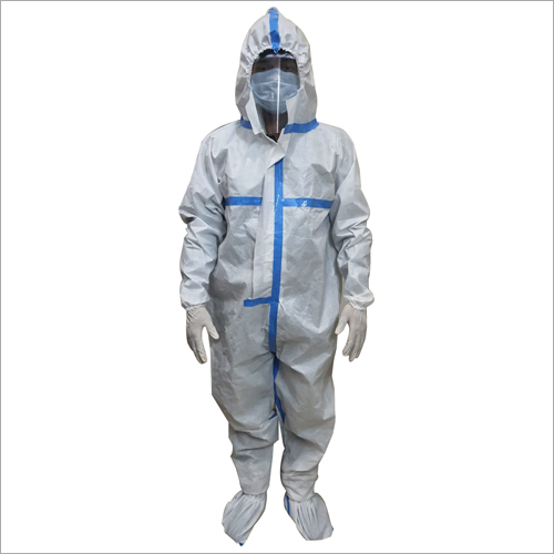 90 GSM PPE Kit - White Full Body Suit | Unisex, Reusable, Ideal for Healthcare and Professional Use, Comfort Fit Design