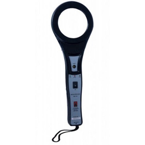 Hand Held Metal Detector - Super High Sensitivity, Pvc Material, Black Color, Led Bar-scorpion 700140 With Alarm Feature For Security Safety