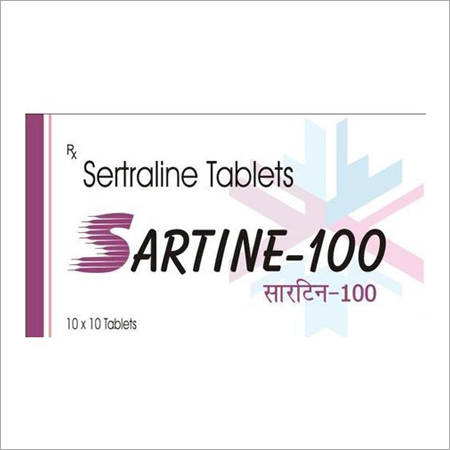 सेर्ट्रालाइन 100mg टैबलेट्स