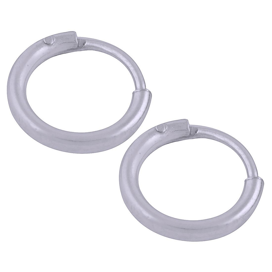 Plain 925 Sterling Solid Silver Bali Earrings Gender: Children