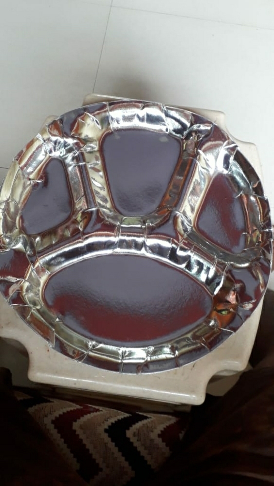 Silver Laminated Dona Paper Roll Size: All
