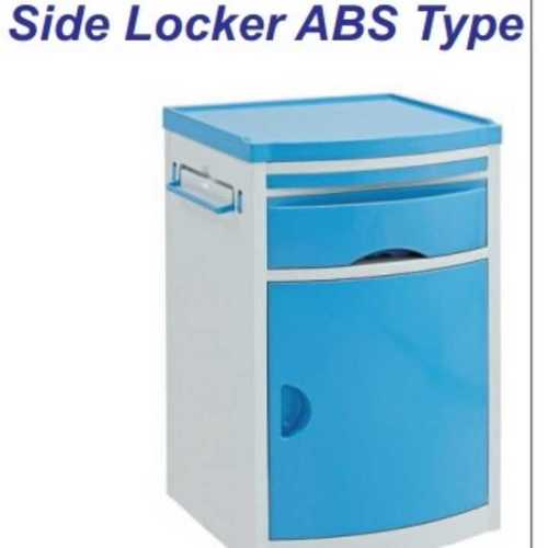 Bed Side Locker - Abs Plastic, 18" X 16" X 24", Blue | 1 Drawer, 1 Shelf, 20 Lbs Load Capacity