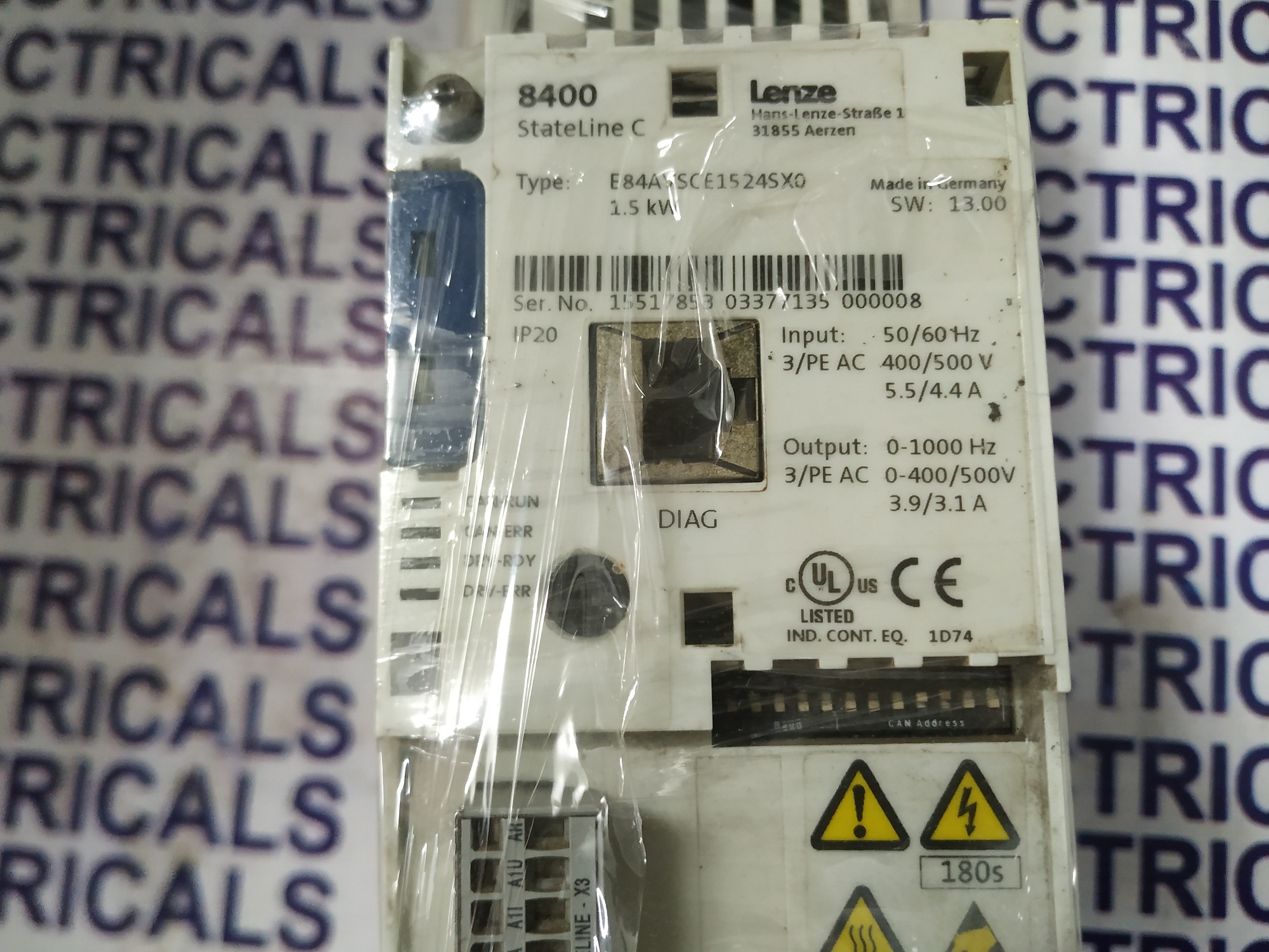 Lenze E84avsce1524sx0 Ac Drive