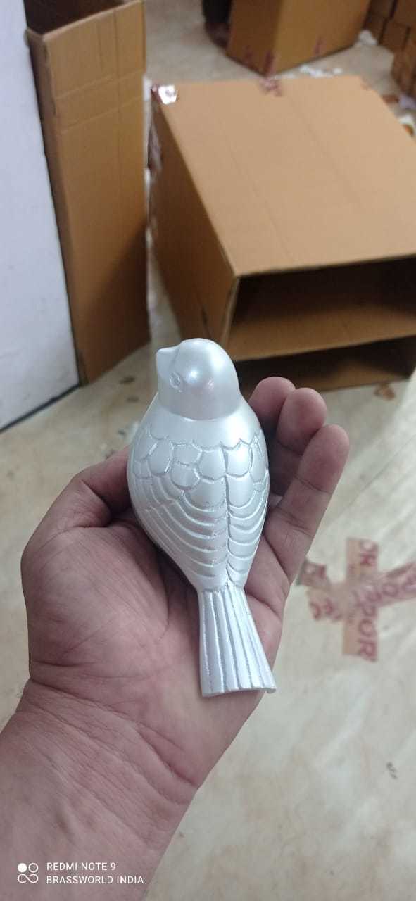 Brass White Birds Pet Urn Funeral Supplies