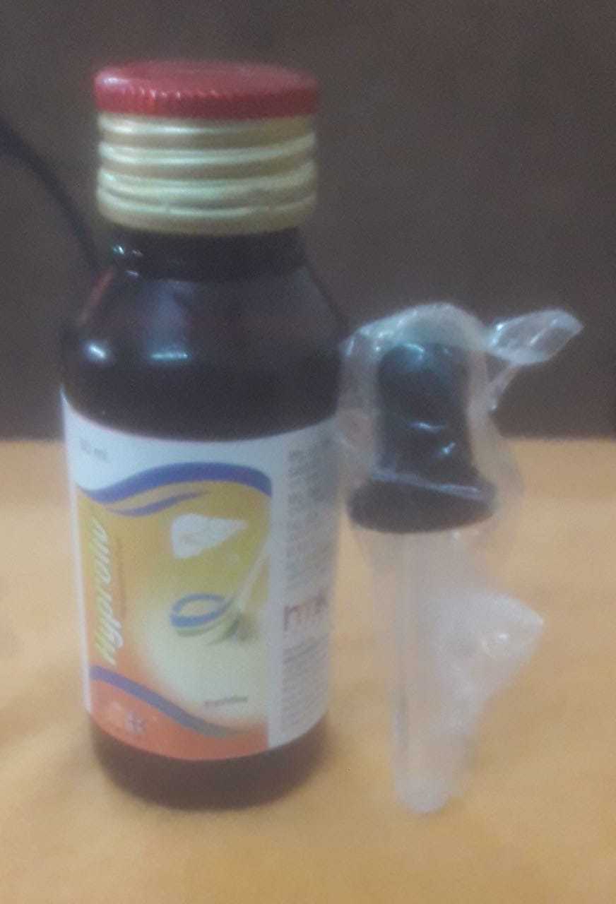 Hyproliv Drops - Hepatoprotective Formulation, Sunset Yellow Flavored Syrup With Hydroxyzine 6mg For Children