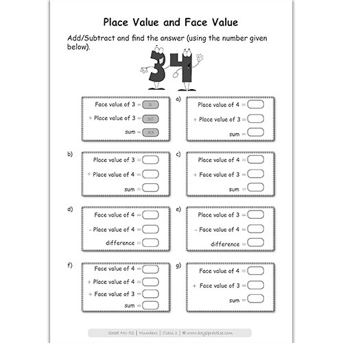 All Chapters Grade 1 Maths Package - Set Of 11 Workbooks