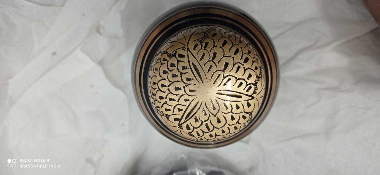 Cat Head Engraved Brass Pet Urn Funeral Supplies
