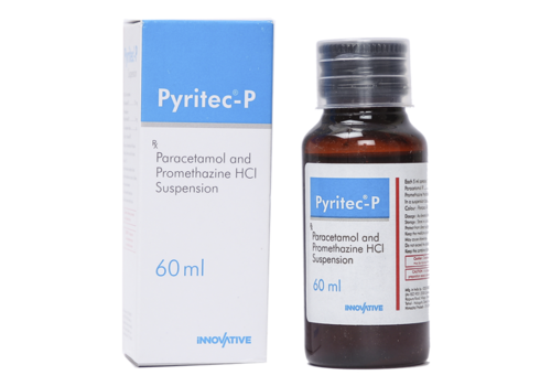 Liquid Paracetamol + Promethazine Hcl Suspension