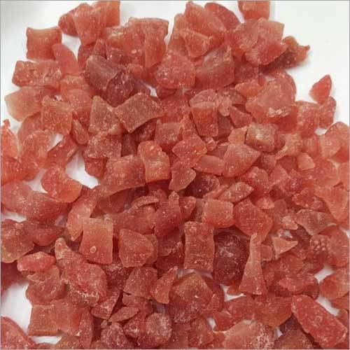 लाल निर्जलित स्ट्राबेरी कटिंग स्लाइस