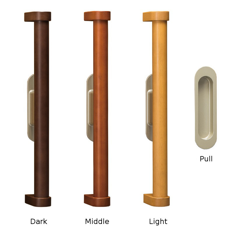 Wood Kuriki Big Bar Puller For Sliding Door