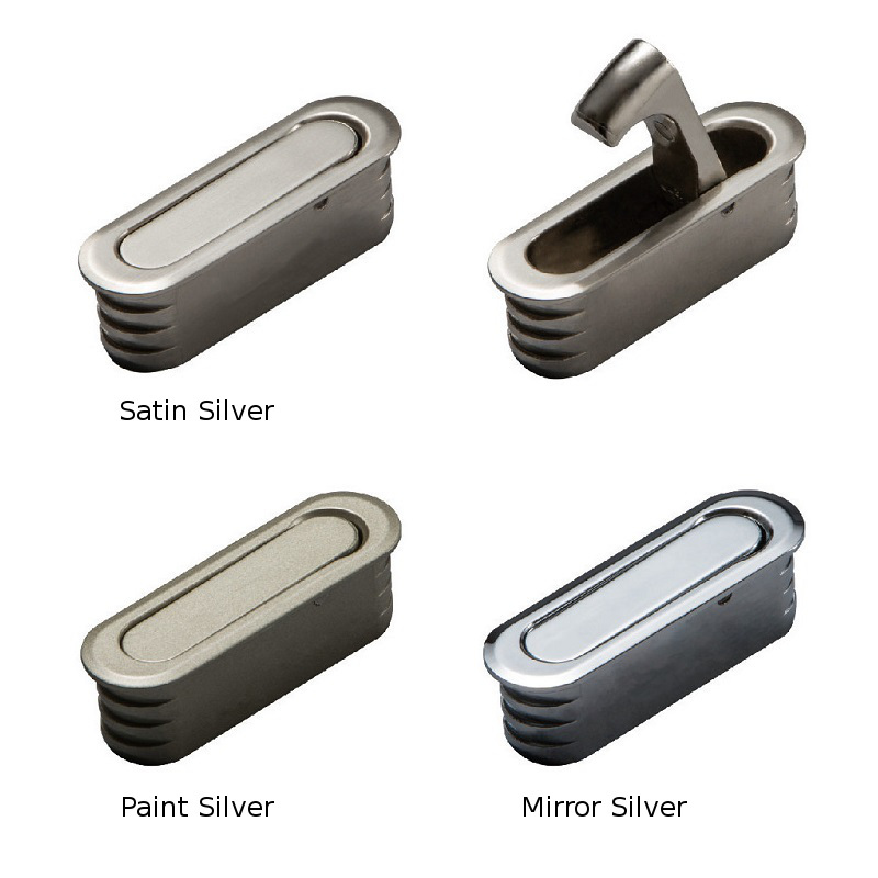 Zinc Alloy Kuriki Pocket Door Edge Pull