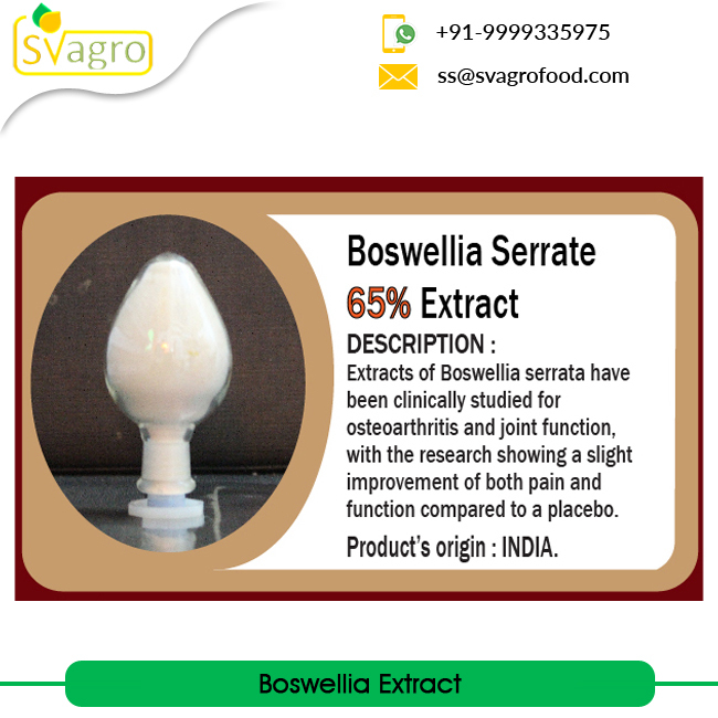 Boswellia Serrata Extract Powder Shelf Life: 3 Years