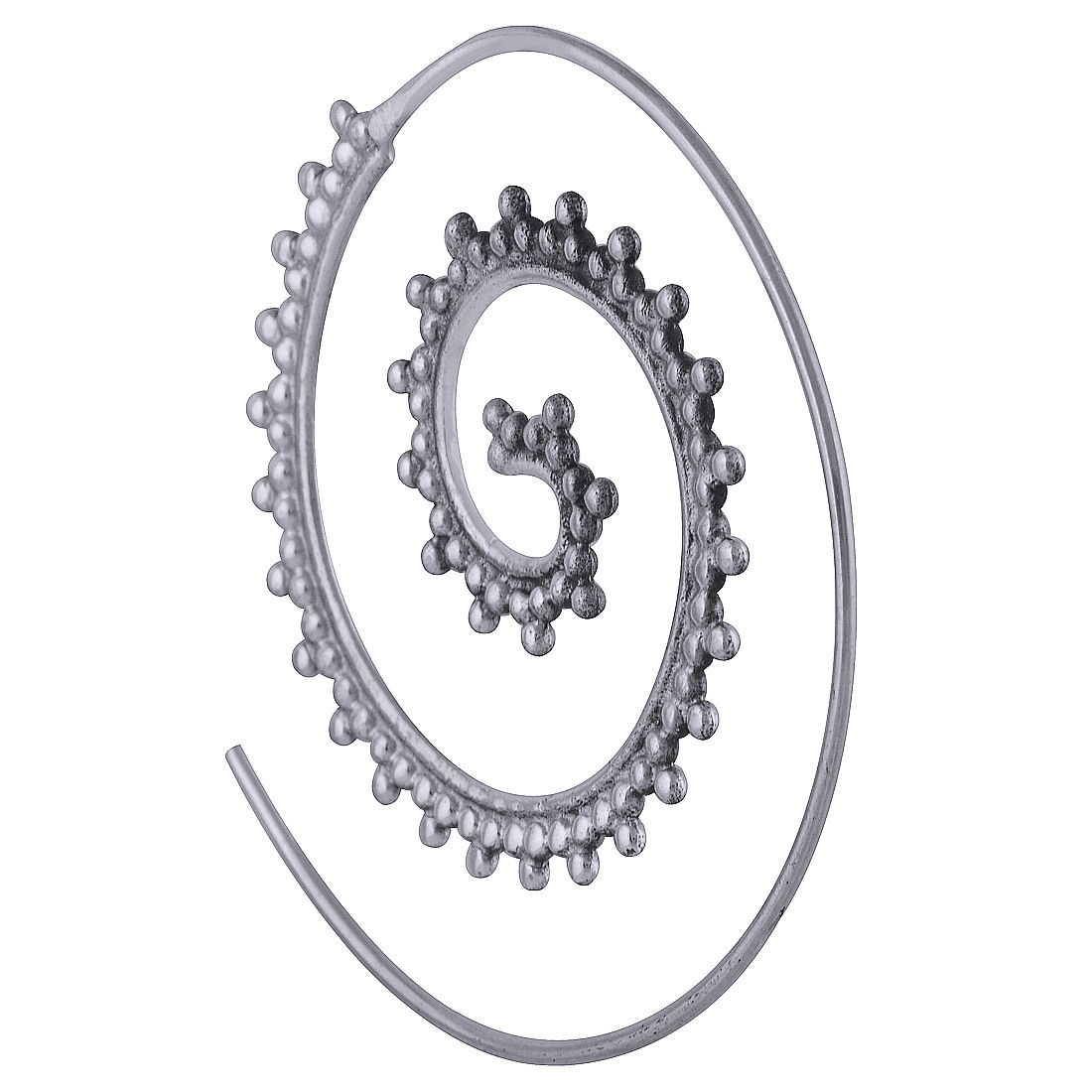 Authentic Handwork Plain 925 Sterling Solid Silver Hoop Earrings Gender: Children