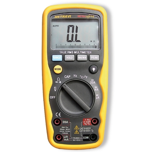 Metravi Metrasafe-16 True RMS Digital Multimeter
