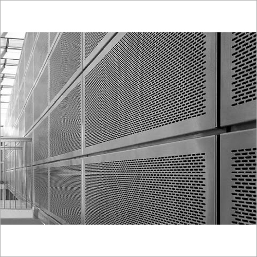 Aluminium Perforated Sheet - 7x3ft Silver Round Holes | Hot Rolled, For Filtering, High Strength, Customized Options