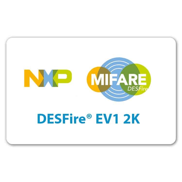 Mifare Desfire Ev1 2k Card - White, Industrial-grade Security Ic For Advanced Proximity Transactions | Reliable Contactless Ticketing, Payment At Vending Machines, Access Control