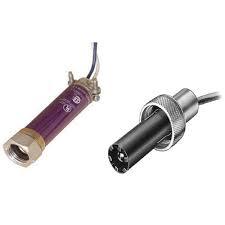 Honeywell Flame Sensor C7027a - Vertical Cylindrical Shape, 0.5 Inch Size, Purple And White Color | Dynamic Self-checking For Ultraviolet Sensing