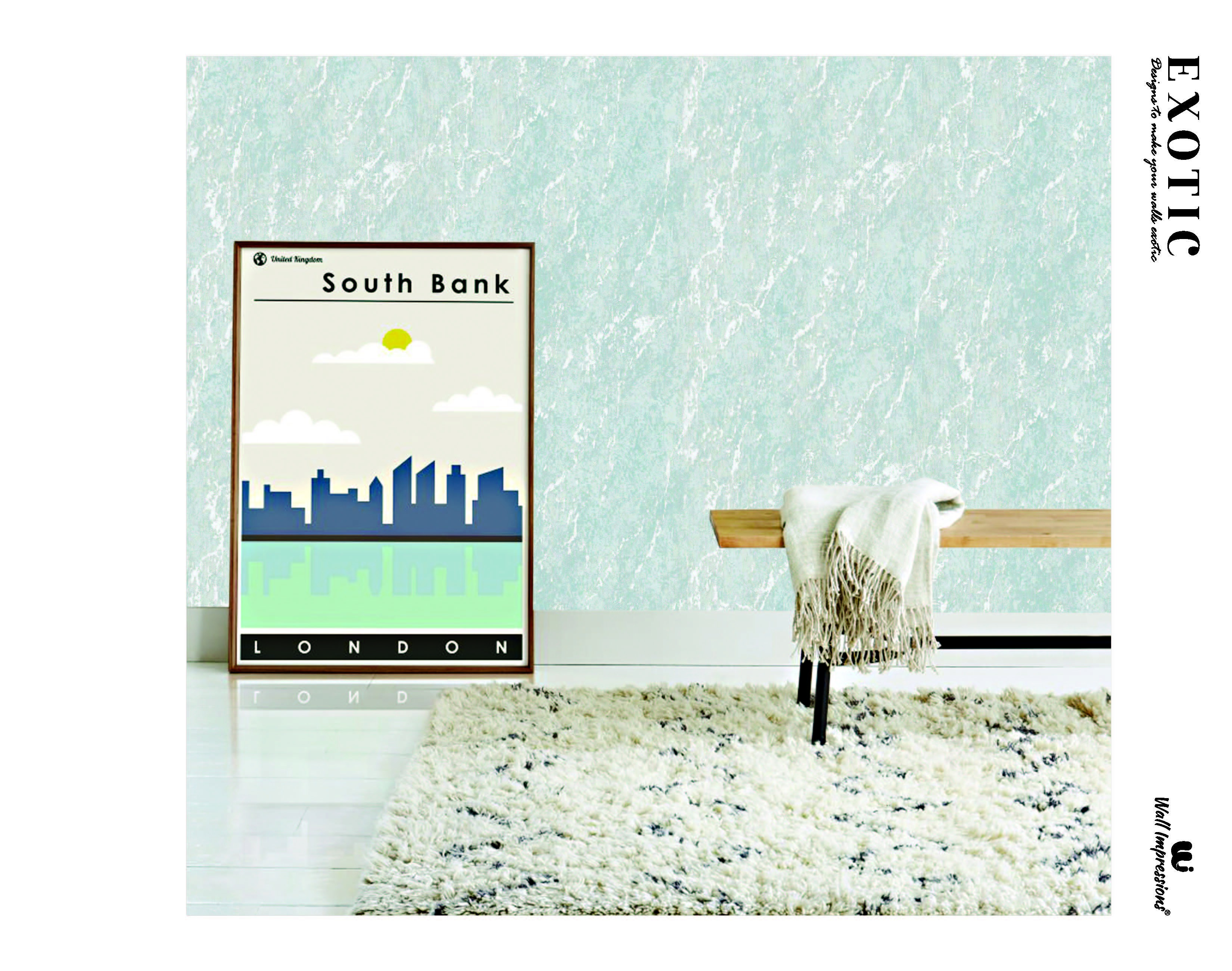 Textured Wallpaper - Eco-friendly Non-toxic Materials | Stylish Easy To Clean Ideal For Home And Office Spaces