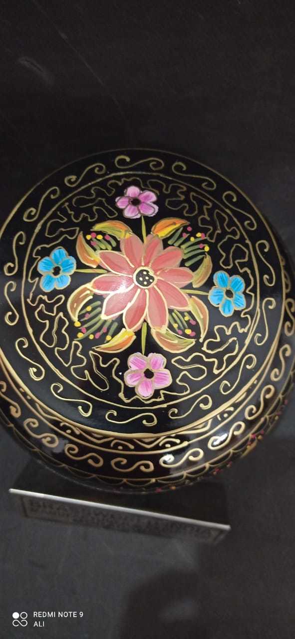 Brass Antique With Flower High Quality Adult Cremation Urn