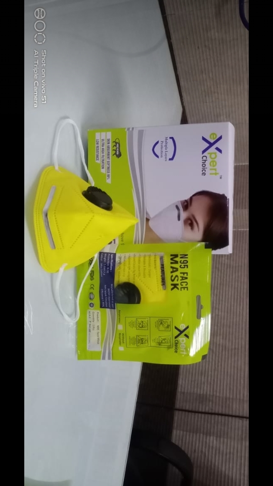 All Colors Choice N95 Face Mask With Meltblown - 5 Layer