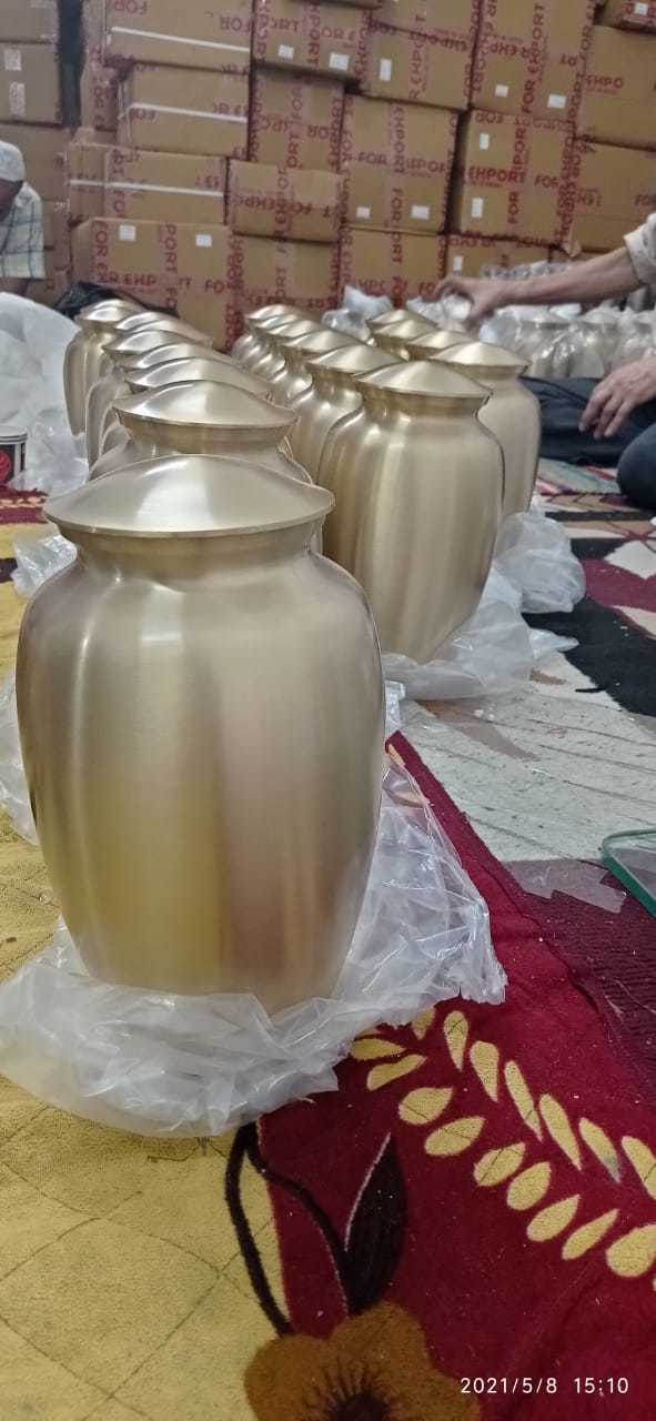 Golden Brass Cremation Adult Urn Cremation Supplies
