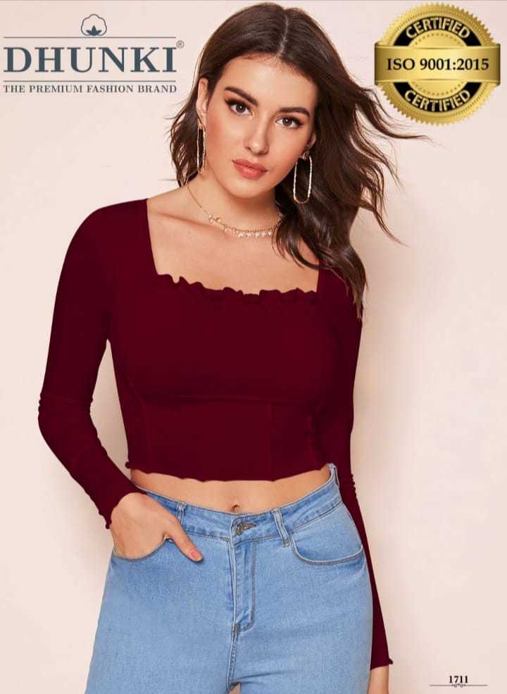 Girls Designer Crop Tops - Ajanta Fabric (95% Polyester, 5% Spandex) | Available In M & Xl, 4 Stylish Colors, Perfect For Summer