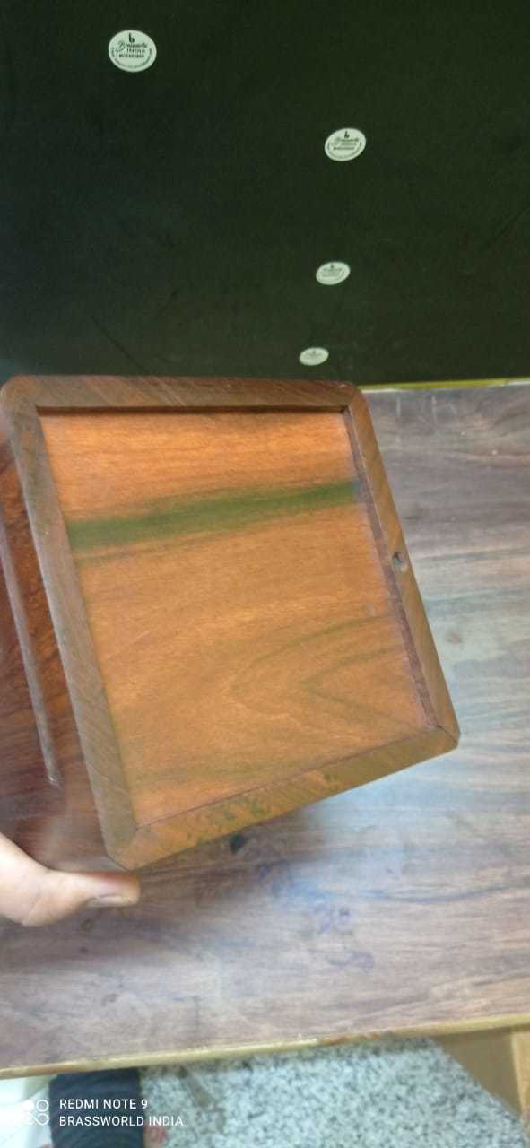Rectangle Box Wood With Cross Adult Cremation Urn