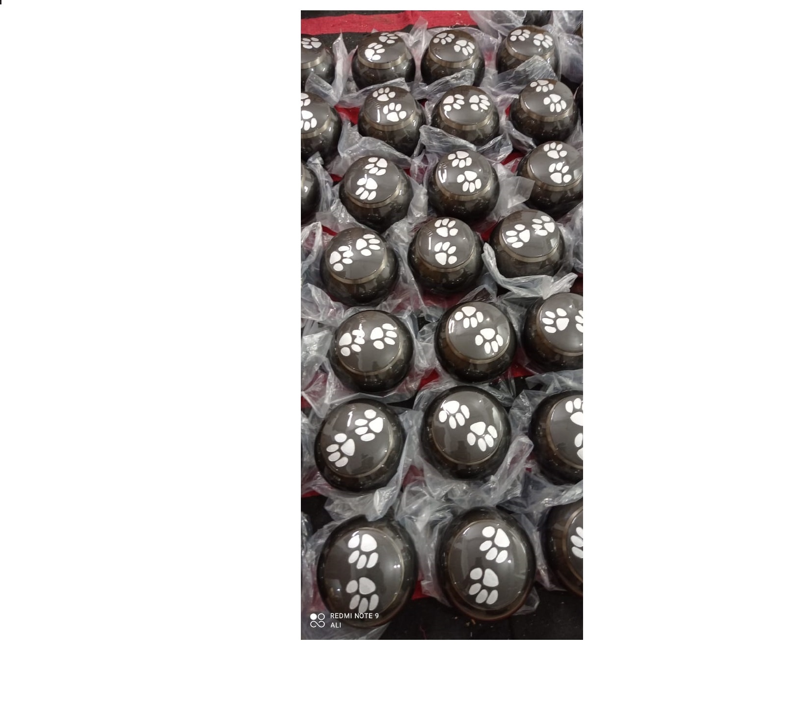 Anthrecite Grey Pet Cremation Urn Funeral Supplies